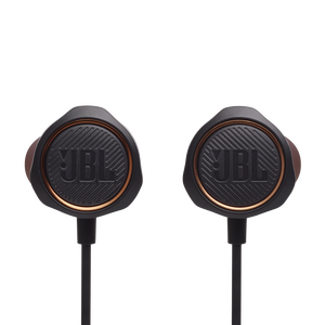 JBL Quantum 50C - Black - Wired in-ear gaming headset with USB-C adapter - Front